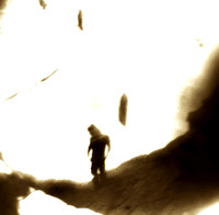 One grim shadow creeping ever nigh: and this was life.