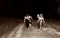 Four spirits,sweet and innocent as they...gaze on the world...