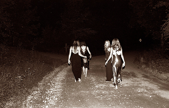 Four spirits,sweet and innocent as they...gaze on the world...